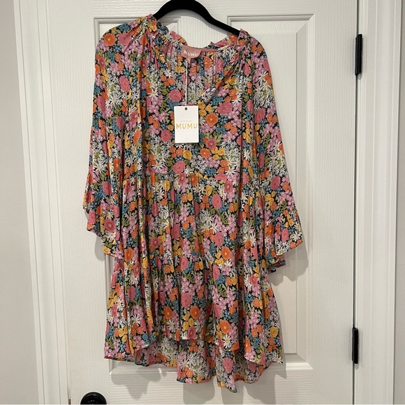 SHOW ME YOUR MUMU: VIOLA MINI DRESS - WILD FLORA - Picture 3 of 7